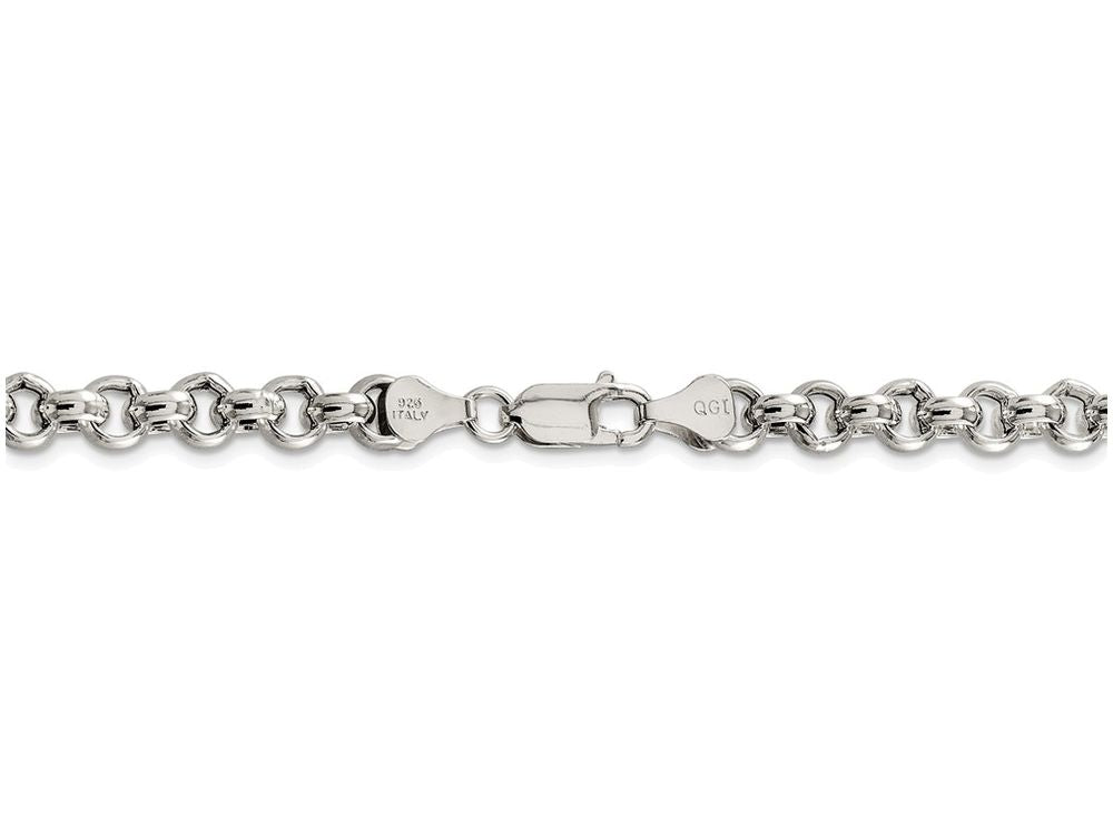 FJC Finejewelers 16 Inch Sterling Silver 6.5mm Rolo Chain Necklace