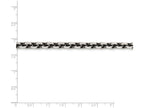 FJC Finejewelers 20 Inch Sterling Silver 6.5mm Antiqued Cable Chain Necklace