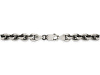FJC Finejewelers 20 Inch Sterling Silver 6.5mm Antiqued Cable Chain Necklace