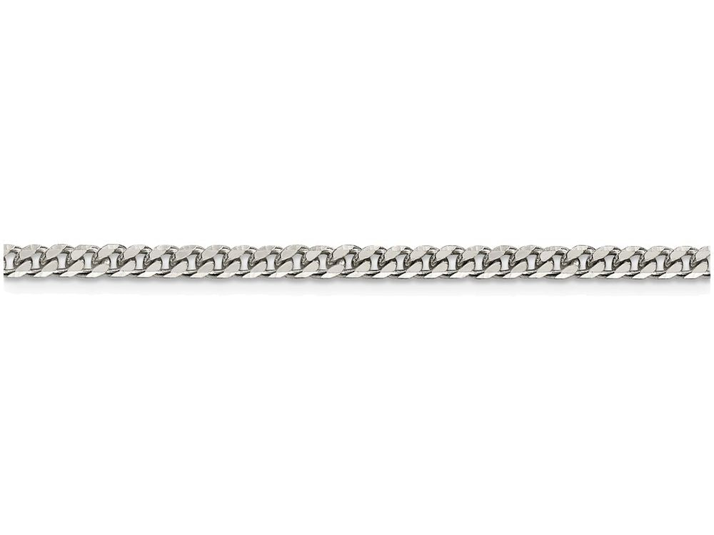 FJC Finejewelers Sterling Silver Polished 3.2mm Curb Chain Necklace