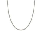 FJC Finejewelers Sterling Silver Polished 3.2mm Curb Chain Necklace