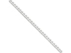 FJC Finejewelers Sterling Silver Polished 4.6mm Curb Chain Necklace