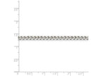 FJC Finejewelers Sterling Silver Polished 3.7mm Curb Chain Necklace