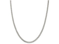 FJC Finejewelers Sterling Silver Polished 3.7mm Curb Chain Necklace