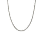 FJC Finejewelers Sterling Silver Polished 3.7mm Curb Chain Necklace