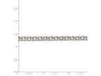 FJC Finejewelers 18 Inch Sterling Silver 4.25mm Double 6 Side bright-cut Flat Link Chain Necklace