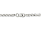 FJC Finejewelers 18 Inch Sterling Silver 4.25mm Double 6 Side bright-cut Flat Link Chain Necklace