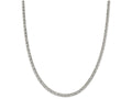 FJC Finejewelers 18 Inch Sterling Silver 4.25mm Double 6 Side bright-cut Flat Link Chain Necklace