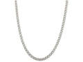 FJC Finejewelers 18 Inch Sterling Silver 5.25mm Double 6 Side bright-cut Flat Link Chain Necklace