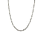 FJC Finejewelers 18 Inch Sterling Silver 5.25mm Double 6 Side bright-cut Flat Link Chain Necklace