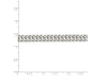 FJC Finejewelers 18 Inch Sterling Silver 6.25mm Double 6 Side bright-cut Flat Link Chain Necklace