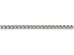 FJC Finejewelers 18 Inch Sterling Silver 3.6mm Oval Box Chain Necklace