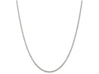 FJC Finejewelers 16 Inch Sterling Silver Flat Rope Chain Necklace