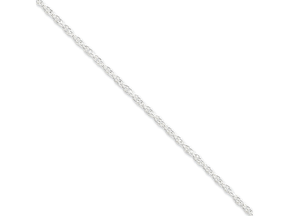 FJC Finejewelers 16 Inch Sterling Silver 2.75mm Loose Rope Chain Necklace