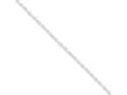 FJC Finejewelers 16 Inch Sterling Silver 2.75mm Loose Rope Chain Necklace