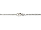 FJC Finejewelers 16 Inch Sterling Silver 1.95mm Loose Rope Chain Necklace