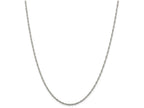 FJC Finejewelers 16 Inch Sterling Silver 1.95mm Loose Rope Chain Necklace