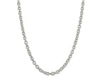 FJC Finejewelers 16 Inch Sterling Silver 6.25mm Fancy Rolo Chain Necklace