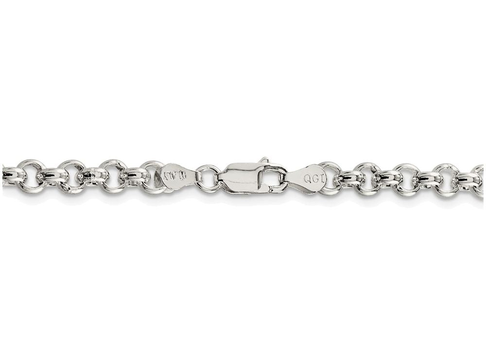 FJC Finejewelers 16 Inch Sterling Silver 5mm Rolo Chain Necklace