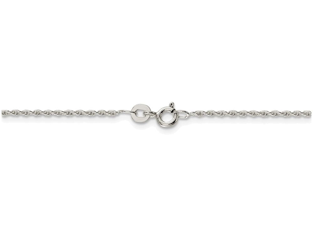 FJC Finejewelers 16 Inch Sterling Silver 1.3mm Loose Rope Chain Necklace