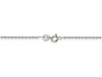 FJC Finejewelers 16 Inch Sterling Silver 1.3mm Loose Rope Chain Necklace