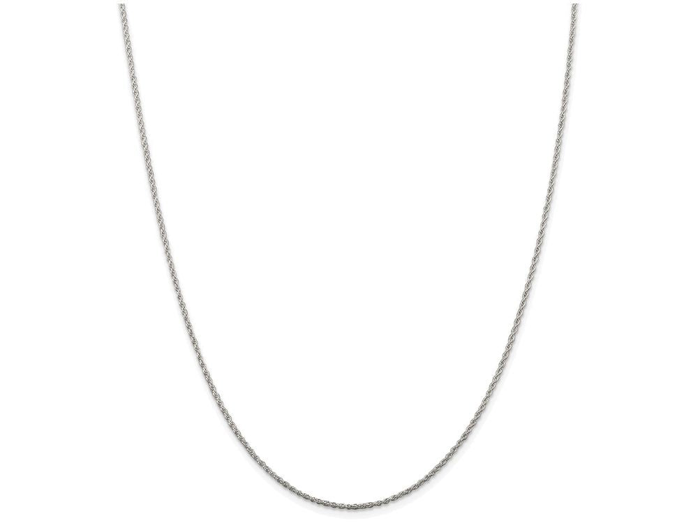 FJC Finejewelers 16 Inch Sterling Silver 1.3mm Loose Rope Chain Necklace