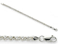 Amore LaVita Sterling Silver 4.75mm Half Round Belcher Bracelet 7 inches