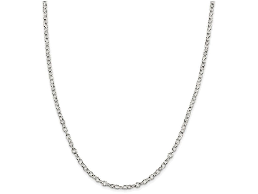FJC Finejewelers 16 Inch Sterling Silver 3.75mm Oval Cable Chain Necklace