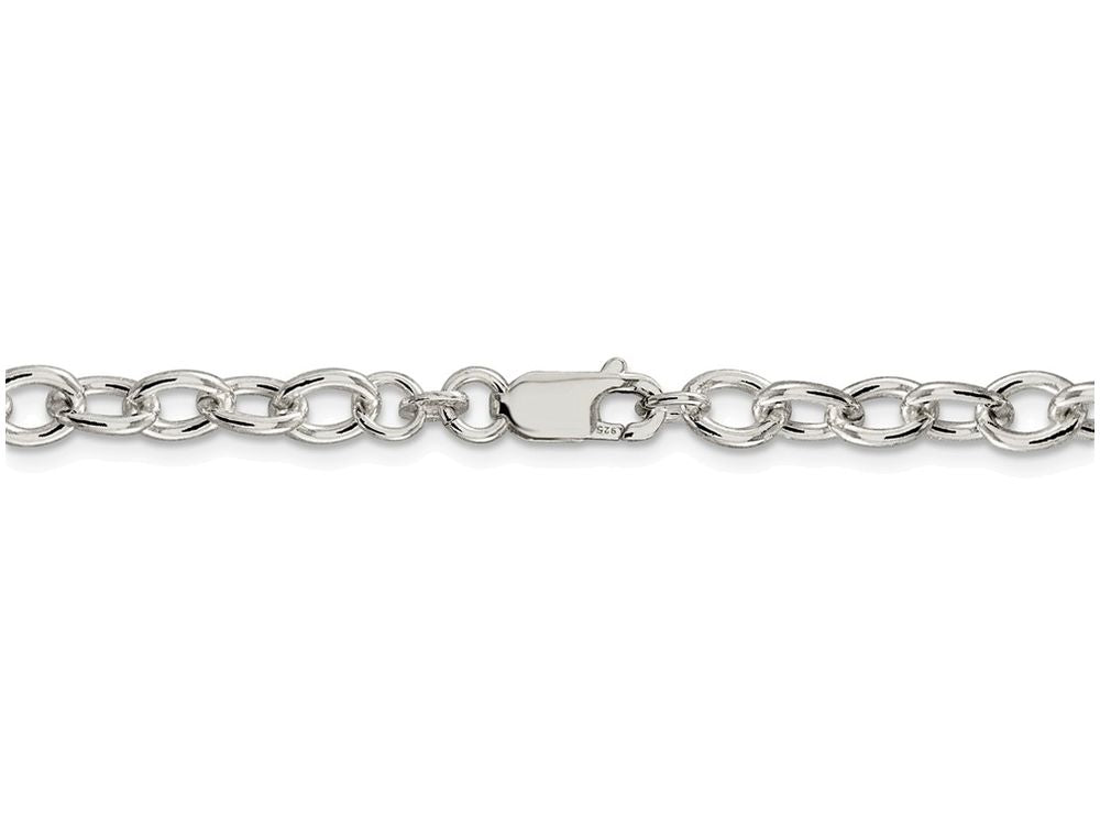 FJC Finejewelers 16 Inch Sterling Silver 5.75mm Oval Cable Chain Necklace