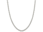 FJC Finejewelers 16 Inch Sterling Silver 5.75mm Oval Cable Chain Necklace