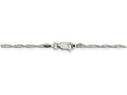 FJC Finejewelers 16 Inch Sterling Silver 1.75mm Singapore Chain Necklace