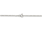 FJC Finejewelers 16 Inch Sterling Silver 1.5mm Figaro Chain Necklace