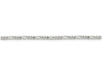 FJC Finejewelers 10 Inch Sterling Silver 2.25mm Figaro Chain Ankle Bracelet