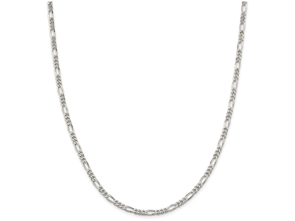 FJC Finejewelers 18 Inch Sterling Silver 4mm Figaro Chain Necklace