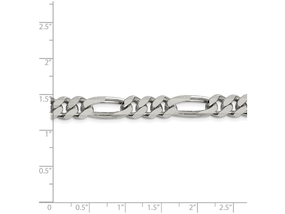 FJC Finejewelers 16 Inch Sterling Silver 7.75mm Figaro Chain Necklace