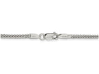 FJC Finejewelers 16 Inch Sterling Silver 2.5mm bright-cut Franco Chain Necklace