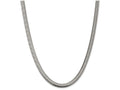 FJC Finejewelers 16 Inch Sterling Silver 6.25mm Flat Oval Snake Chain Necklace