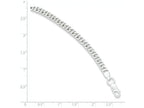 FJC Finejewelers Sterling Silver 4.25mm Fancy Flat Link Bracelet