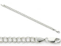 Amore LaVita Sterling Silver 7inch Polished Charm Bracelet 7 inches (5.25mm)