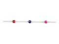 FJC Finejewelers Sterling Silver Enamealed Ladybug Childs Bracelet