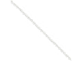 FJC Finejewelers Sterling Silver 0.5mm Fancy Heart Link Anklet