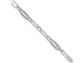 FJC Finejewelers Sterling Silver Fancy Link Anklet