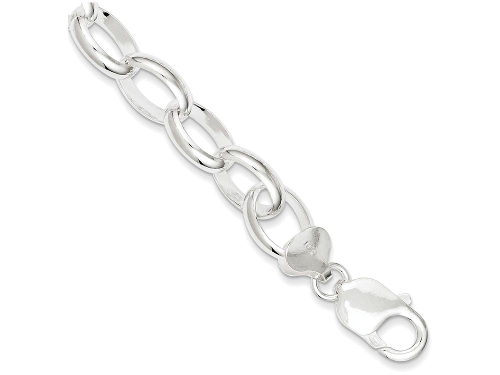 FJC Finejewelers Sterling Silver 10mm Rolo Bracelet