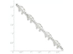 FJC Finejewelers Sterling Silver Elephant Bracelet