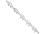 FJC Finejewelers Sterling Silver Elephant Bracelet