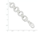 FJC Finejewelers Sterling Silver Fancy Link Bracelet