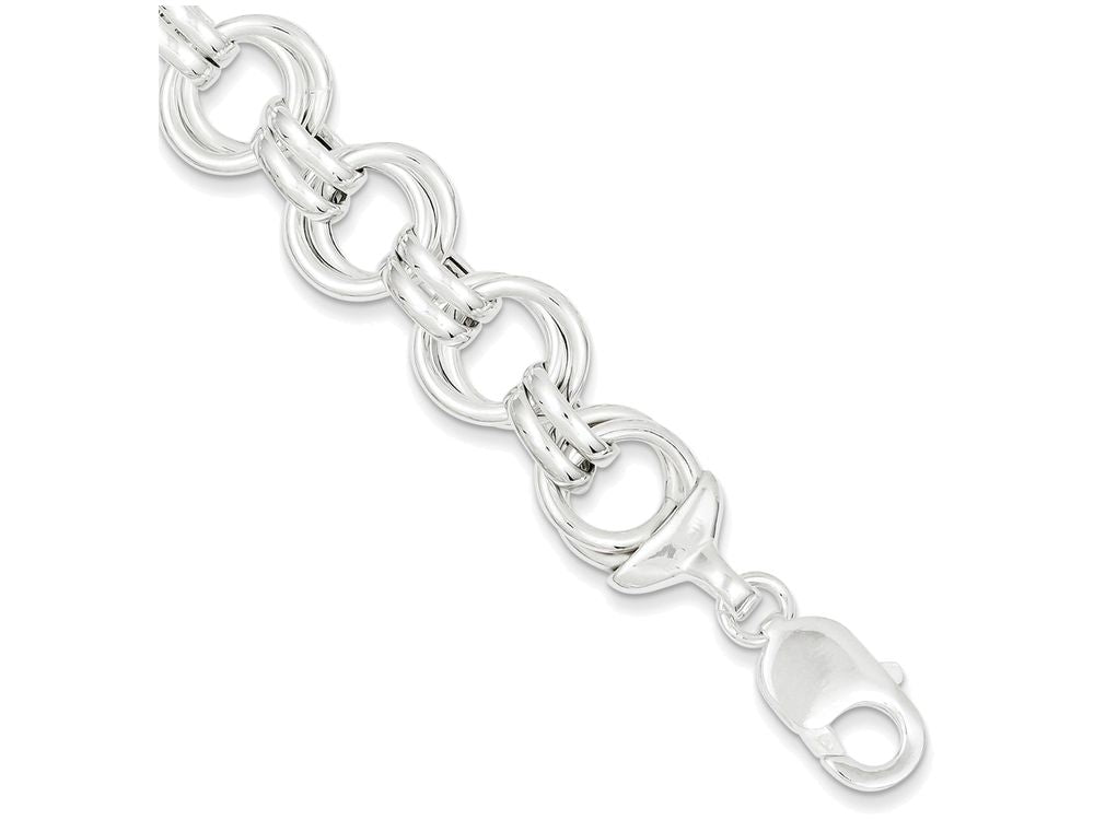 FJC Finejewelers Sterling Silver Fancy Link Bracelet