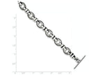 FJC Finejewelers Sterling Silver Antiqued Fancy Link Bracelet