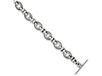 FJC Finejewelers Sterling Silver Antiqued Fancy Link Bracelet