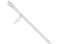 FJC Finejewelers Sterling Silver Cross Charm Child's Bracelet